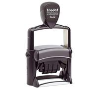 Trodat 5460 Professional - Timbro con data a 4 piastre, 56 x 33 mm