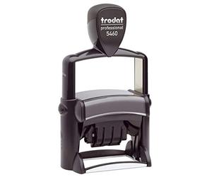 Trodat 5460 Professional - Timbro con data a 4 piastre, 56 x 33 mm