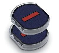 Trodat 6/46030 - Cuscinetti di ricambio (per timbri autoinchiostranti) per Trodat Printy 46030 blu-rosso