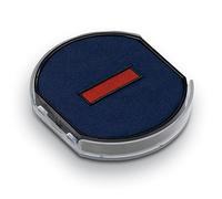 Trodat 6/46040 - Cuscinetti di Ricambio per Timbro Trodat Printy 46040 blu-rosso