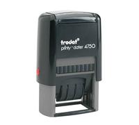 Trodat 64247 Printy-Dater Timbro data 41 x 24 mm (L x A) Grigio, Nero