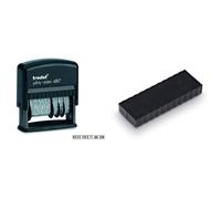 Trodat 694643 4817 Dial-A-Word Dater &Swop Pads 6/4817 Replacement Ink Pads - Bl