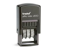 Trodat 76650 Printy-Dater Timbro data 23 x 12 mm (L x A) Nero