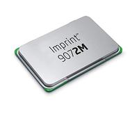 Trodat 9072M Imprint, Cuscinetto imbevuto di Inchiostro di Colore Verde a base acqua, per Timbri Manuali, per Medi Formati, Misura 110 x 70 mm, Struttura in Metallo e Plastica