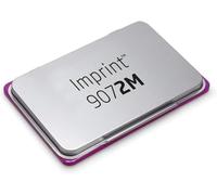 Trodat 9072M Imprint, Cuscinetto imbevuto di Inchiostro di Colore Viola a base acqua, per Timbri Manuali, per Medi Formati, Misura 110 x 70 mm, Struttura in Metallo e Plastica