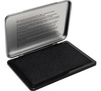 Trodat 9073M Imprint, Cuscinetto imbevuto di Inchiostro di Colore Nero a base acqua, per Timbri Manuali, per Formati Medio Grandi, Misura 125 x 80 mm, Struttura in Metallo e Plastica