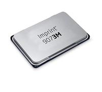 Trodat 9073M Imprint, Cuscinetto imbevuto di Inchiostro di Colore Nero a base acqua, per Timbri Manuali, per Formati Medio Grandi, Misura 125 x 80 mm, Struttura in Metallo e Plastica