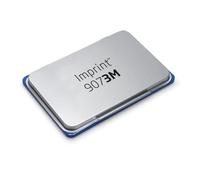 Trodat 9073M Imprint, Cuscinetto imbevuto di Inchiostro di Colore Viola a base acqua, per Timbri Manuali, per Formati Medio Grandi, Misura 125 x 80 mm, Struttura in Metallo e Plastica