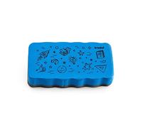 Trodat Cancellino Magnetico, Gomma Spugna per Lavagna Planning Bianca, Colore Blu, Ergonomico e Leggero, Misura 10,5x5,5x1,8 cm, per Scuole, Università, Sale Riunioni, Uffici