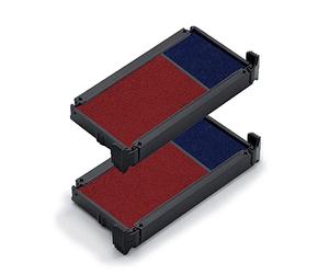 Trodat Cartucce di Ricambio 6/4912/2 per Printy 4912 Office - Blu-Rosso, Blister 2 Pezzi