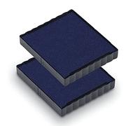 Trodat - Cartucce di Ricambio 6/4924 per Timbri Trodat Printy 4924, 4940, 4724 e 4740, confezione da 2 Tamponi, Colore Blu, Forma Quadrata 40 x 40 mm, Inchiostro Indelebile