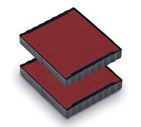 Trodat - Cartucce di Ricambio 6/4924 per Timbri Trodat Printy 4924, 4940, 4724 e 4740, confezione da 2 Tamponi, Colore Rosso, Forma Quadrata 40 x 40 mm, Inchiostro Indelebile