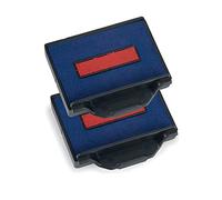 Trodat Cartucce di ricambio 6/50/2 per Professional 5430, 5430L, 5431 e 5435 - Blu-Rosso, Blister 2 Pezzi