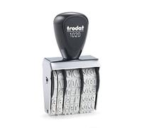 Trodat Classic 1020 Timbro Datario manuale Italiano, Mese in Lettere abbreviato, Altezza data 5 mm