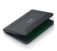 Trodat Cuscinetto Classic 9051 per Timbri Manuali, Misura 90 x 50 mm, Colore Verde, Struttura in Plastica Riciclata al 95% e Feltro, Inchiostro a base di acqua e Indelebile