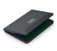 Trodat Cuscinetto Classic 9052 per Timbri Manuali, Misura 110 x 70 mm, Colore Verde, Struttura in Plastica Riciclata al 95% e Feltro, Inchiostro a base di acqua e Indelebile