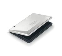 Trodat Cuscinetto Classic 9052M per Timbri Manuali, Misura 110 x 70 mm, Colore Nero, Coperchio in Metallo, base in Plastica Riciclata al 95% e Feltro, Inchiostro a base di acqua e Indelebile