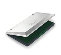 Trodat Cuscinetto Classic 9053M per Timbri Manuali, Misura 160 x 90 mm, Colore Verde, Coperchio in Metallo, base in Plastica Riciclata al 95% e Feltro, Inchiostro a base di acqua e Indelebile