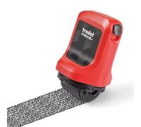 Trodat ID Protector+ Ink Roller, Timbro a Rullo di Inchiostro 3 in 1 per Protezione Dati dal Furto di Identità in 1 Solo Gesto, con Apri-Lettere e Lama Apri-Pacchi Integrati, Rosso Inchiostro Nero