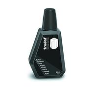 Trodat Inchiostro per Tessuti 7750 Colore Nero, per Ricaricare Cuscinetti Neutri per Timbri Manuali, Contenuto 28 ml, Atossico e Dermatologicamente Testato