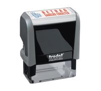 Trodat Office Printy 4912 Stamp Office 'Bedankend' (thanked) Ready-for-Use - Gre