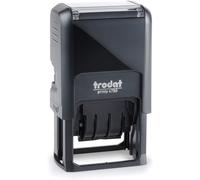 Trodat Printy 4750 / L2 Date Stamp with Text Paid-Black