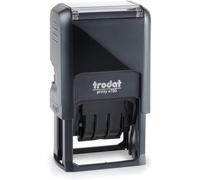 Trodat Printy 4750/L2 Timbro Datario Autoinchiostrante Testo PAGATO, Formato Dat