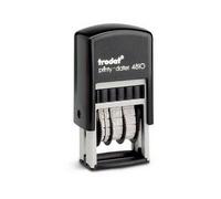 Trodat Printy 4810 70169 - Timbro autoinchiostrante con data, 20 x 3,8 mm, color
