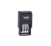 Trodat Printy 4810 70169 - Timbro autoinchiostrante con data, 20 x 3,8 mm, colore nero