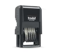 Trodat Printy 4846 - Timbro numerico, 6 fasce, inchiostro nero, dimensioni 27 x 4 mm