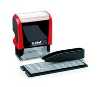 Trodat Printy 4911 Clothing Marker Timbro Fai-Da-Te per Tessuti Autoinchiostrante - 3 righe di testo, 38 x 14 mm, Nero
