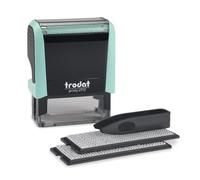 Trodat Printy 4912 180858 Self-Inking Stamp 4 Lines Black Imprint Colour 47 x 18