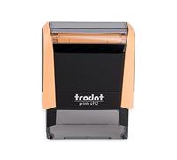 Trodat - Printy 4912 - Pastello Crema - Personalizzabile con testo a scelta - Timbro autoinchiostrante come timbro per nome, timbro per indirizzo, timbro aziendale, 5 righe, 46 x 17 mm