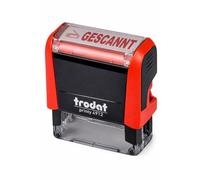 Trodat Printy 4912 - Rosso fuoco GESCANNT SYMBOL ROSSO