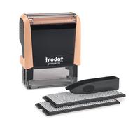 Trodat Printy 4912 4912_TypoP Self-Inking Pastel Cream 4 Lines Black Imprint Col