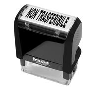 Trodat Printy Office Timbro Testo NON TRASFERIBILE, Cartuccia Inclusa Inchiostro Indelebile Nero, per Amministrazione, Fatturazione, Aziende, Attività Commerciali, Studi Professionali, Negozi
