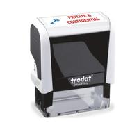 Trodat Stamp 4912 Office Printy with English Text PRIVATE & CONFIDENTIAL - Self