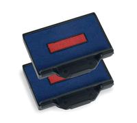 Trodat Swop Pads 6/53/2 Replacement Ink Pads - Red/Blue, 668476 blue / red