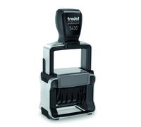 Trodat - Timbro 5430/L professionale con data, autoinchiostrante, colore: blu/ro