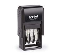 Trodat Timbro data Printy 4810, mese in lettere, DUT, 3,8 mm, Colore di stampa nero, lettere in Tedesco