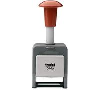 Trodat Timbro Numeratore Fisso o Progressivo, Autoinchiostrante Automatico, 5746/P struttura in Plastica, Altezza caratteri 4,5 mm, Font Roman, 6 Cifre, 8 Regolazioni, Cartuccia colore Nero Inclusa