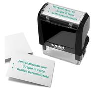Trodat - Timbro Personalizzato | Timbro Personalizzabile fino a 5 Righe con Testo e Logo | Printy 4913 | Timbri Personalizzati - per Aziende, Uffici, Medico e Attività | Inchiostro Verde