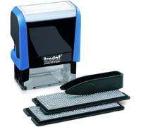 Trodat - Timbro Printy 4913 Typomatic, 5 righe di testo da comporre da soli, inchiostrazione automatica, inchiostro nero in dotazione