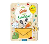 TRÖTSCH - ABC-Malbuch mit Mini-Umschlag Zum Schulstart "Tierfreunde" : Ausmalen und Lernen für Kinder ab 6 Jahren: Ausmalbuch für die Grundschule und Einschulung Geldumschlag