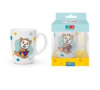 Trötsch BOBO Siebenschläfer Kindertasse blau Geschenktasse aus Porzellan: Kindergeschirr Tasse Porzellan Geschenk Geschenkidee Kinder Lieblingstasse: Kaffeetasse Teetasse Geschenkidee Geschenk Tasse