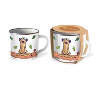 Trötsch Jan & Henry Emailletasse Jan: Kaffeetasse Teetasse Geschenkidee Geschenk Tasse Emaillebecher