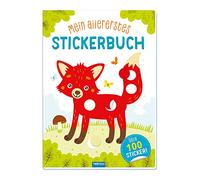 TRÖTSCH - Mein 1. Stickerbuch "Fuchs" | Kunterbuntes Stickerbuch mit süßen Tiermotiven: Lernbuch zum Erkennen und Zuordnen von Farben durch spielerisches Aufkleben der Sticker | Ab 3 Jahren