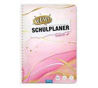 TRÖTSCH - Schulplaner WOW Marble 26/27: Planer Schülerkalender Hausaufgabenheft Timer