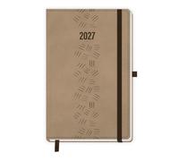 Trötsch Taschenkalender A6 Soft Touch Premium Sand 2027: Terminkalender
