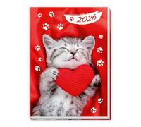 Trötsch Taschenkalender A7 Katze 2026